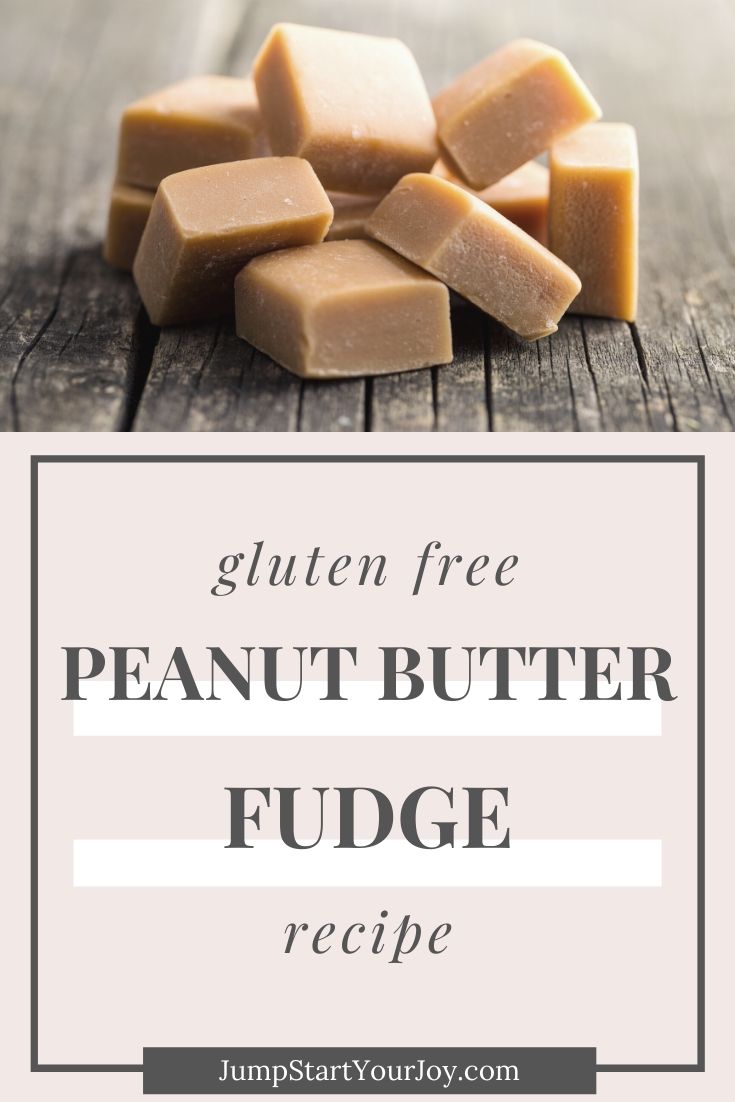 Gluten Free Peanut Butter Fudge - easy to make dessert that tastes amazing.