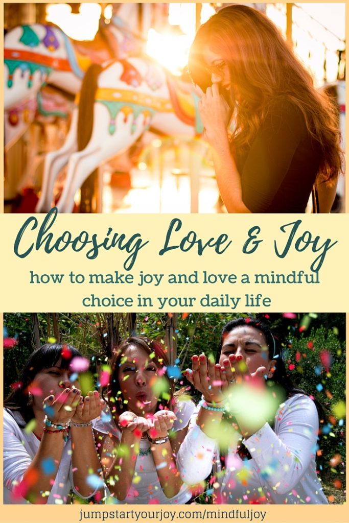 How to Mindfully Choose Love and Joy in Your Life: A great post on how to choose joy and make it a habit in your life including 5 steps. Click to read and Pin for later.