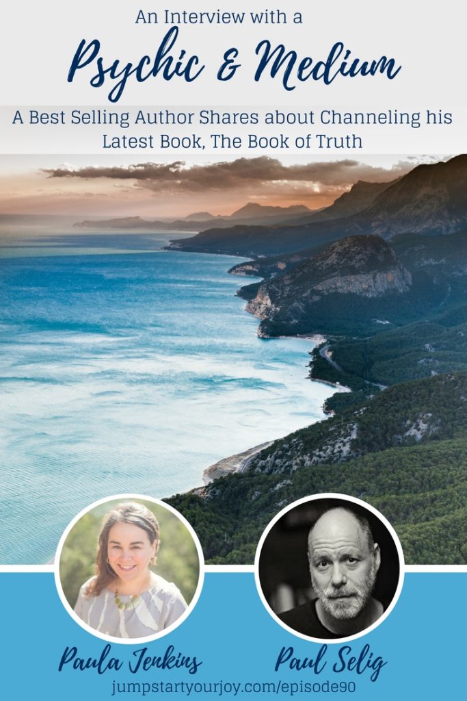 Are you curious about what it would be like to be a psychic, medium, or channeler? Tune in to this podcast episode with Paul Selig to hear how he works as a psychic, and channels the work of The Guides. Click to listen now, and Pin to save for later. www.jumpstartyourjoy.com/episode90