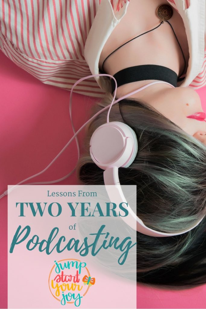 Wonder what it's like to have a weekly podcast, and publish it every week for two years? Veteran host Paula Jenkins shares her thoughts on her last two years of podcasting, and shares podcasting tips and tricks. Click to listen, and save for later. www.jumpstartyourjoy.com