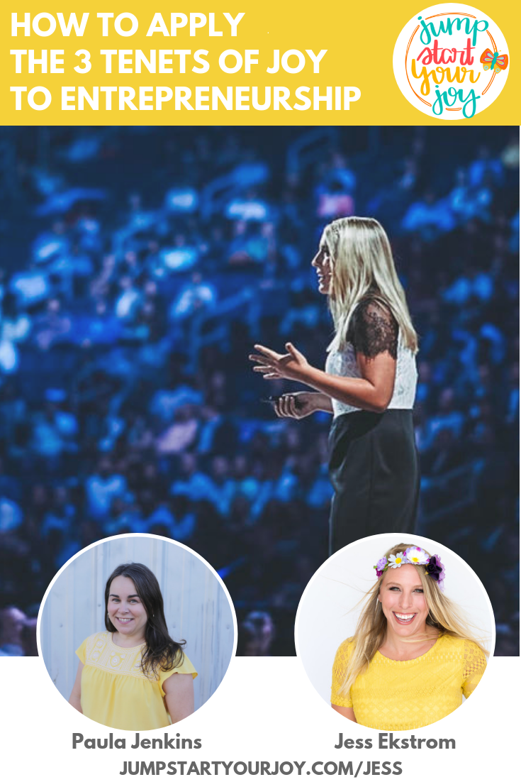 Join host Paula Jenkins and Jess Ekstrom, CEO of Headbands of Hope, as they discuss the tenets of joy, entrepreneurship, and how you can spark joy in your own life! #podcast #joy #entrepreneur