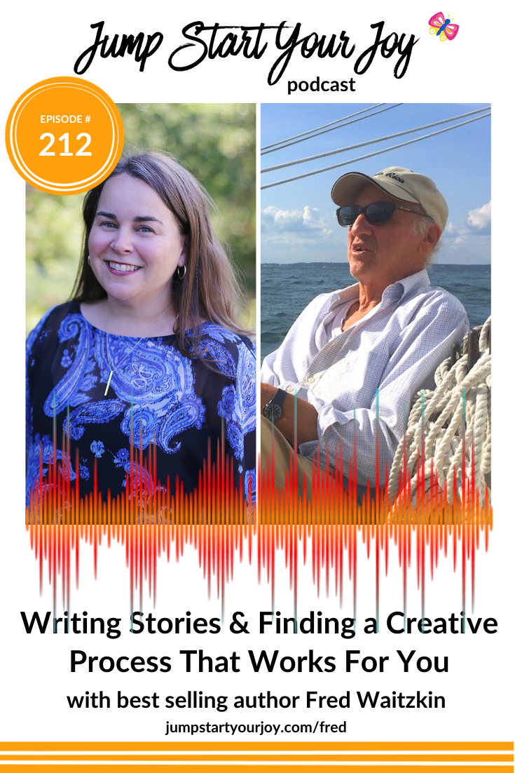 I see podcasting as a creative outlet, and have recently found myself studying the creative process of others. It was a real joy to get a glimpse into Fred’s process, and hear about how he approaches writing. #podcast #creativeprocess #joy