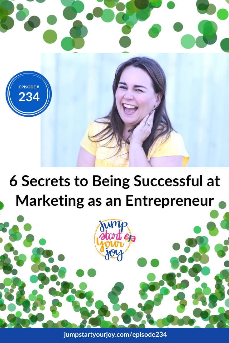 Host Paula Jenkins shares how she found her way to the joy of marketing with 6 tips! #podcast #marketing #entrepreneur