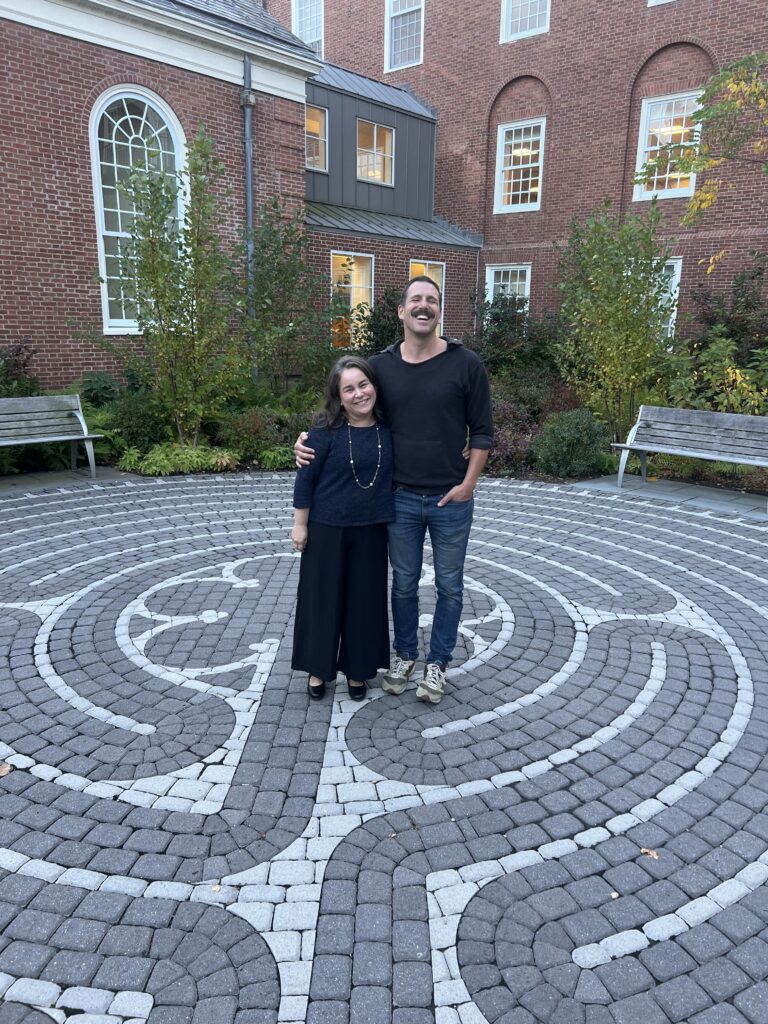 Paula Jenkins and Christopher Freimuth on The Yale Divinity School Labyrinth